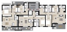 1.Obergeschoss Wohnen am Uhlenhorst.
8 Neubau ETW M�lheim Saarnberg