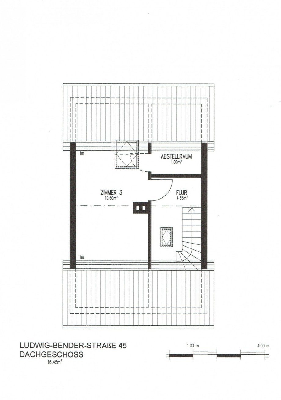 3 Grundriss DG Reihenhaus M�lheim an der Ruhr