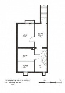 4 Grundriss Keller Familiengl�ck in M�lheim-Heimaterde: Gepflegtes Reihenhaus mit gro�em Garten