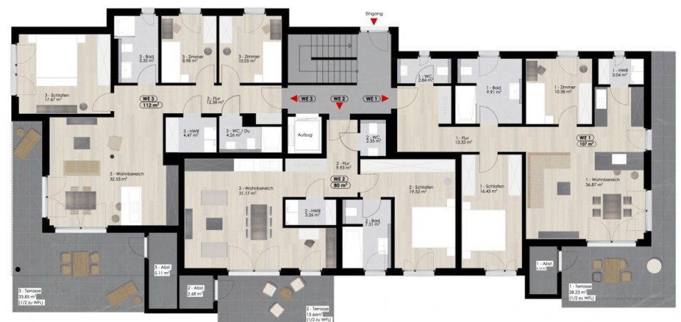 Erdgeschoss Wohnung M�lheim an der Ruhr / Saarnberg