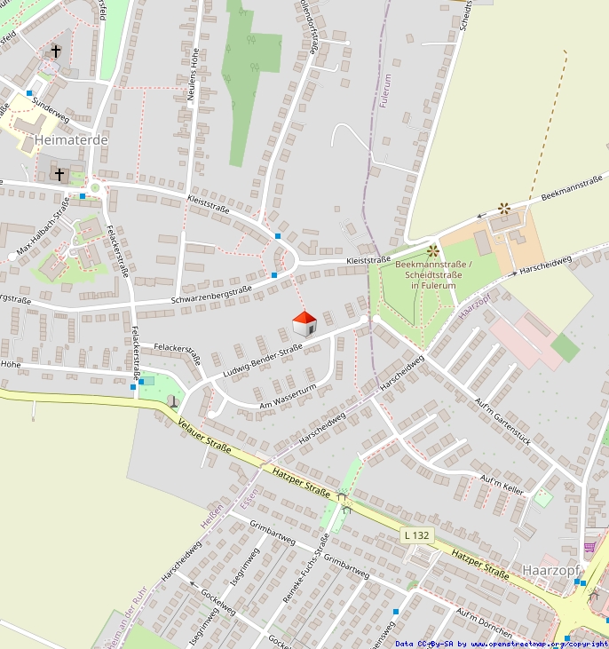 Lageplan Reihenhaus M�lheim an der Ruhr