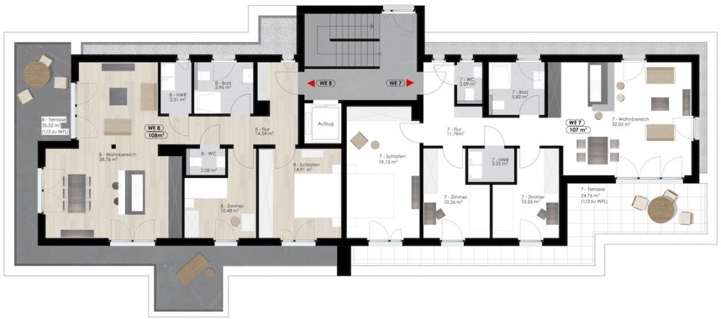 Staffelgeschoss Wohnung M�lheim an der Ruhr / Saarnberg